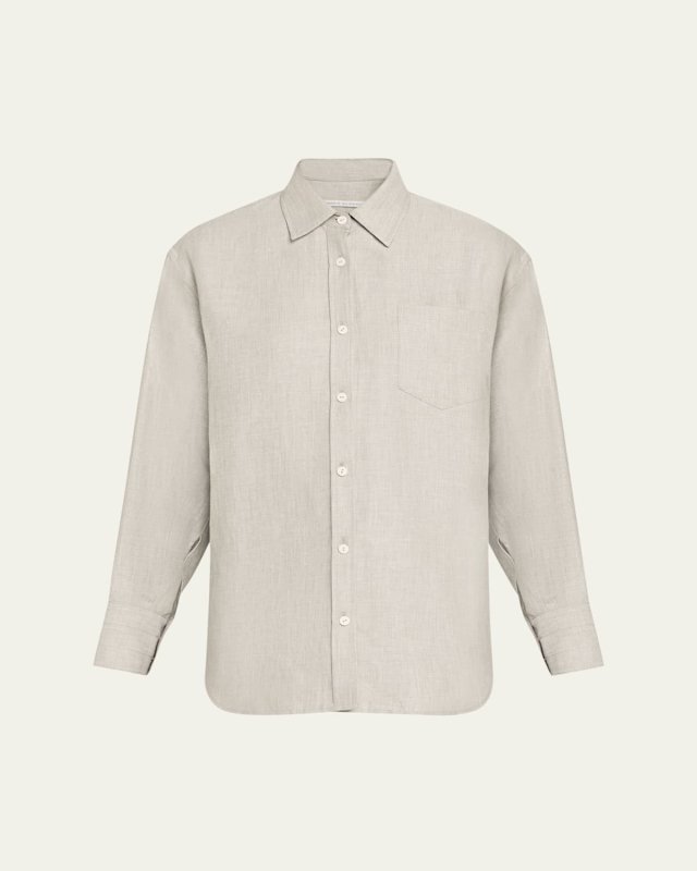 Chambray A-Line Tunic Shirt